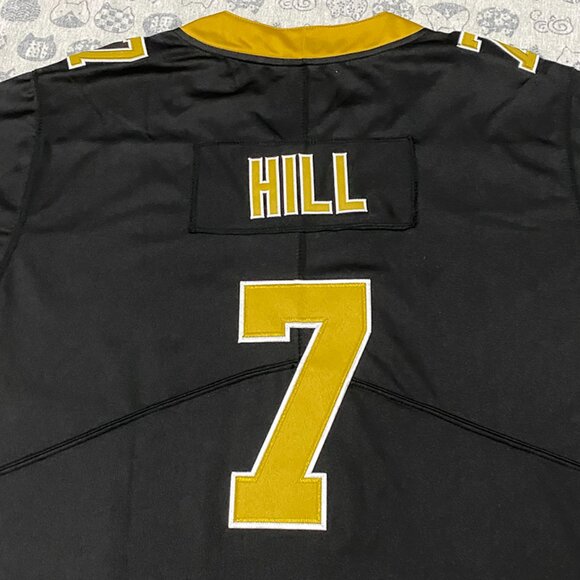 Nike New Orleans Saints Hill No.7 Black Jersey - Picture 7 of 7